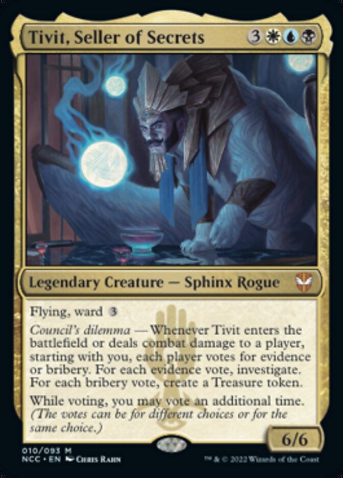 Tivit, Seller of Secrets [Streets of New Capenna Commander] | I Want That Stuff Brandon