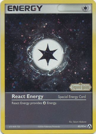 React Energy (82/92) (Stamped) [EX: Legend Maker] | I Want That Stuff Brandon
