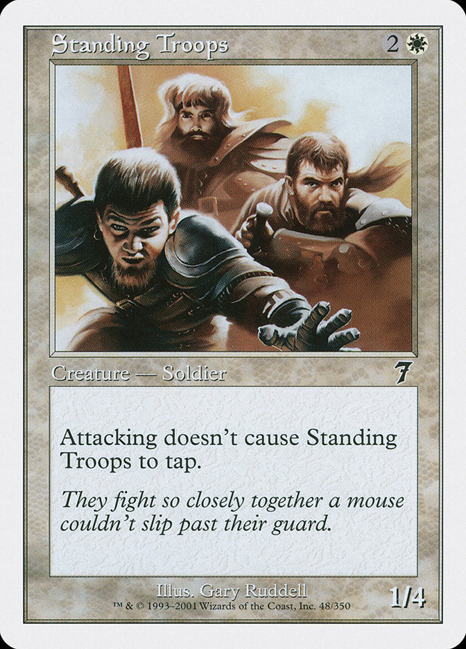 Standing Troops [Seventh Edition] | I Want That Stuff Brandon