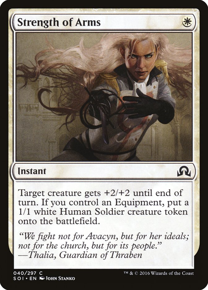 Strength of Arms [Shadows over Innistrad] | I Want That Stuff Brandon