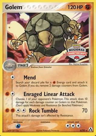 Golem (6/92) (Regional Championship Promo) [EX: Legend Maker] | I Want That Stuff Brandon