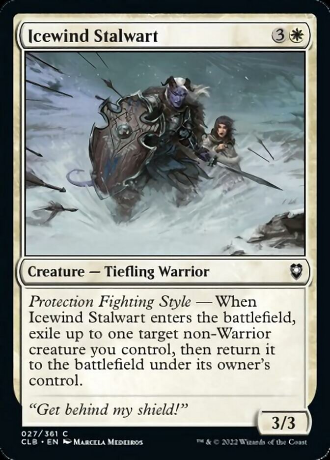 Icewind Stalwart [Commander Legends: Battle for Baldur's Gate] | I Want That Stuff Brandon