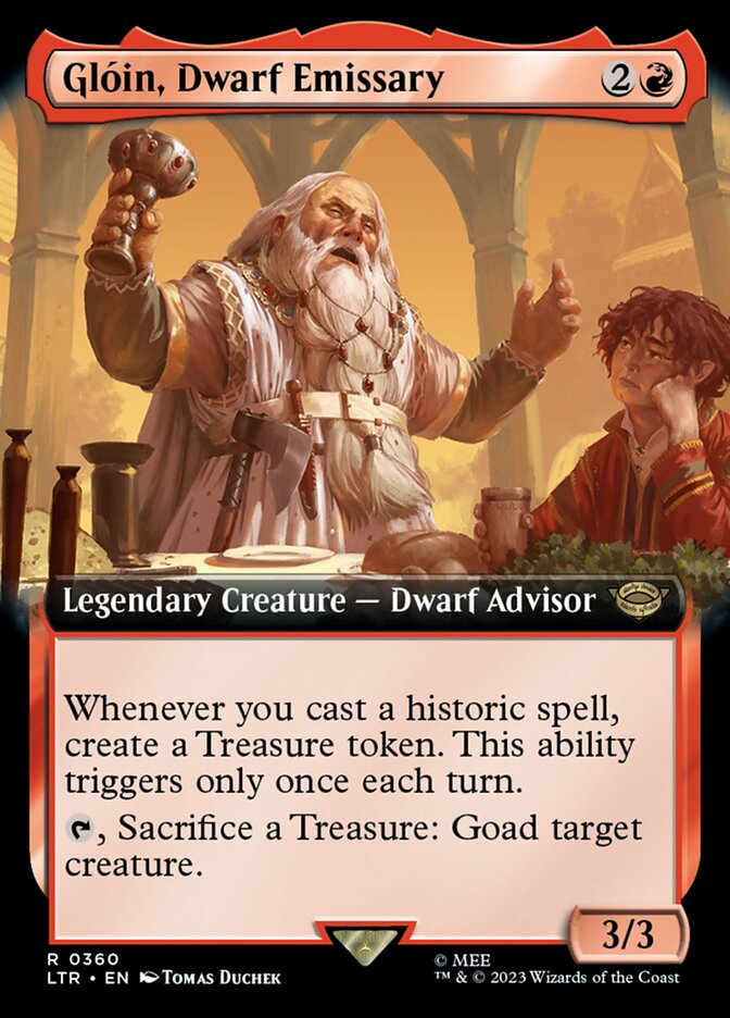 Gloin, Dwarf Emissary (Extended Art) [The Lord of the Rings: Tales of Middle-Earth] | I Want That Stuff Brandon