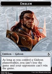 Gideon of the Trials Emblem // Zombie Double-Sided Token [Amonkhet Tokens] | I Want That Stuff Brandon