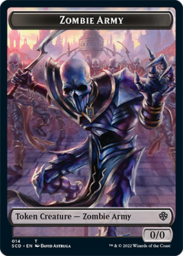 Zombie Army Double-Sided Token [Starter Commander Decks] | I Want That Stuff Brandon