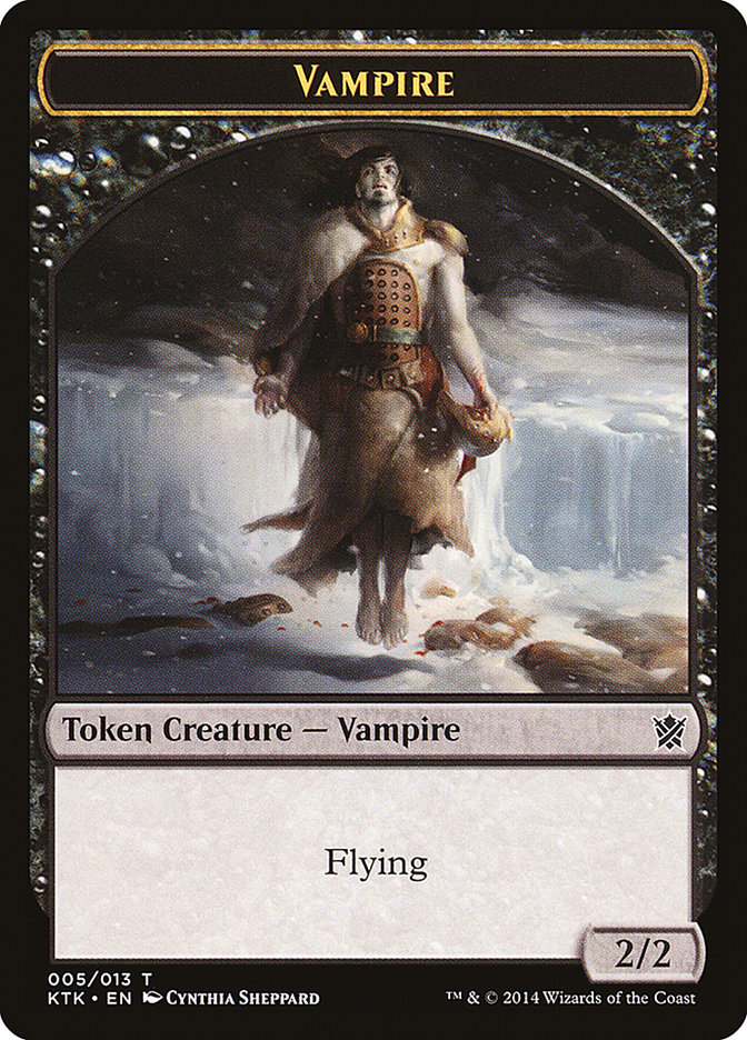 Vampire Token [Khans of Tarkir Tokens] | I Want That Stuff Brandon