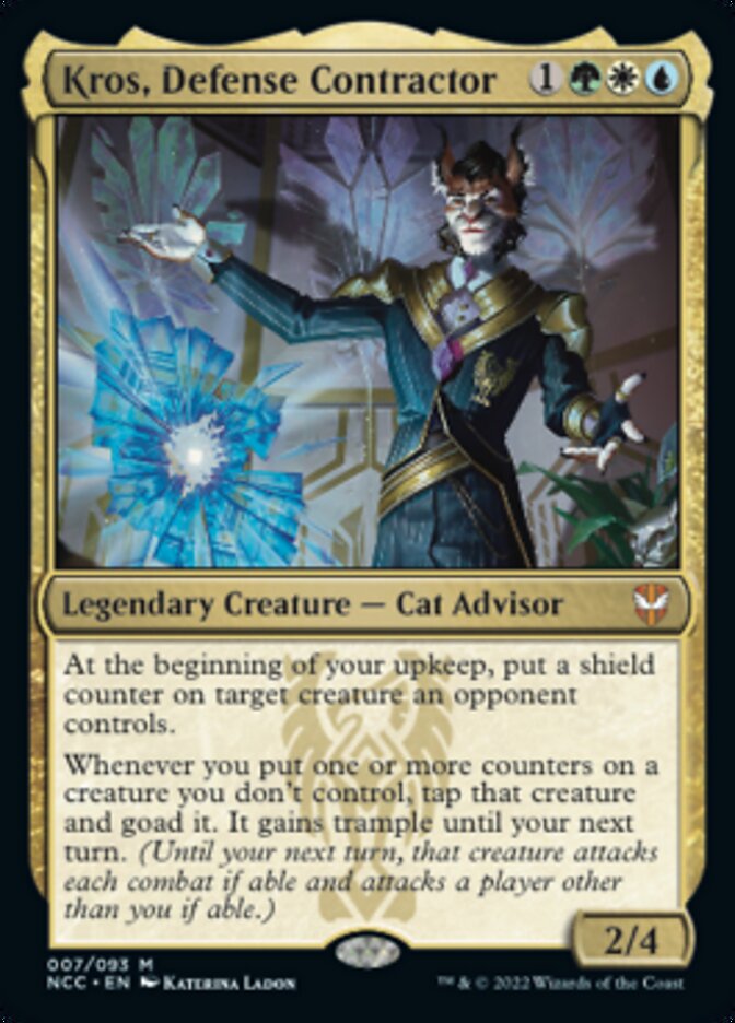 Kros, Defense Contractor [Streets of New Capenna Commander] | I Want That Stuff Brandon