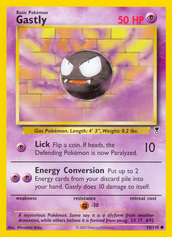 Gastly (76/110) [Legendary Collection] | I Want That Stuff Brandon