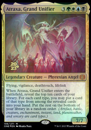 Atraxa, Grand Unifier [Phyrexia: All Will Be One Prerelease Promos] | I Want That Stuff Brandon