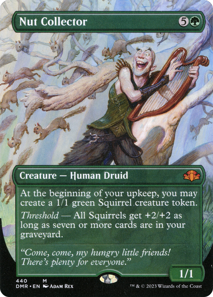 Nut Collector (Borderless Alternate Art) [Dominaria Remastered] | I Want That Stuff Brandon