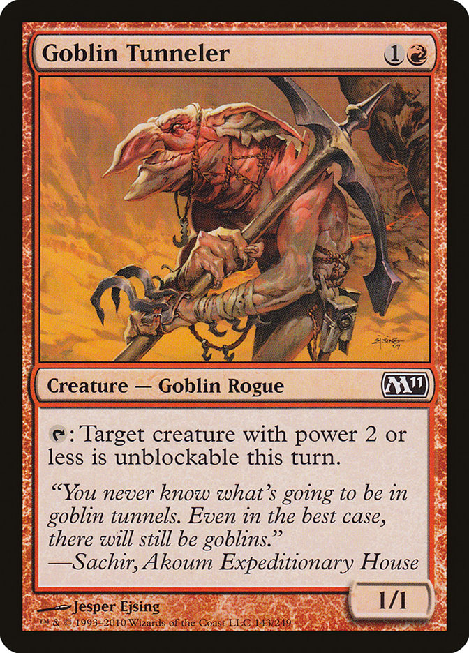 Goblin Tunneler [Magic 2011] | I Want That Stuff Brandon