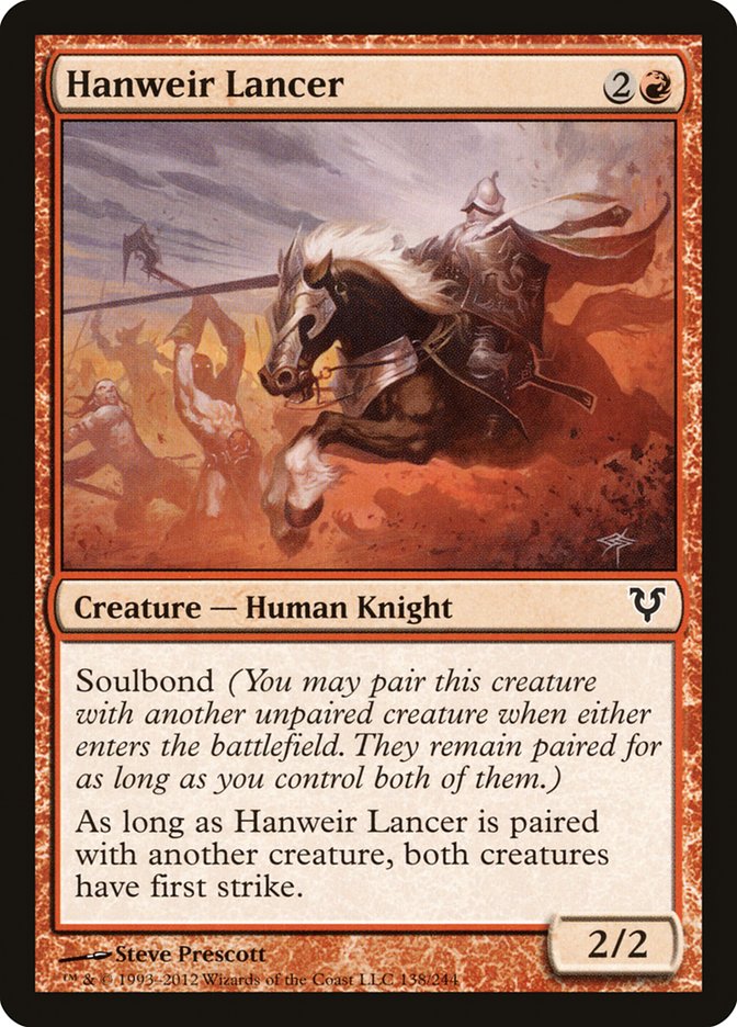 Hanweir Lancer [Avacyn Restored] | I Want That Stuff Brandon