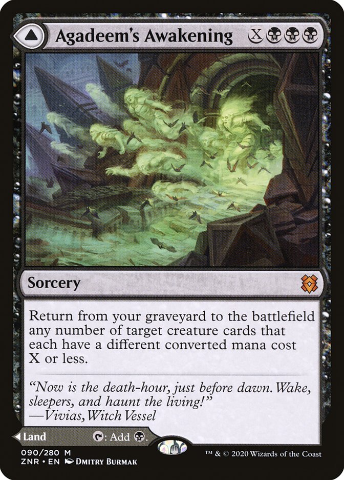 Agadeem's Awakening // Agadeem, the Undercrypt [Zendikar Rising] | I Want That Stuff Brandon