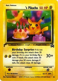 Pikachu (24) (Birthday) [Pikachu World Collection Promos] | I Want That Stuff Brandon