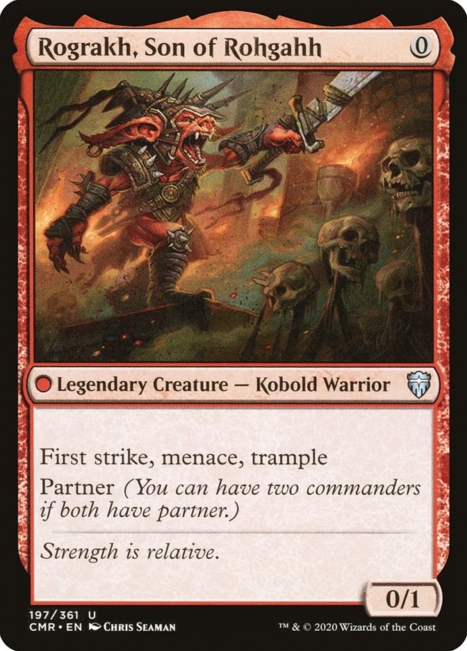 Rograkh, Son of Rohgahh [Commander Legends] | I Want That Stuff Brandon