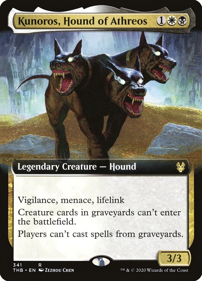 Kunoros, Hound of Athreos (Extended Art) [Theros Beyond Death] | I Want That Stuff Brandon