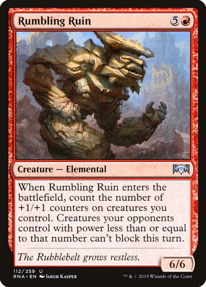 Rumbling Ruin [Ravnica Allegiance] | I Want That Stuff Brandon