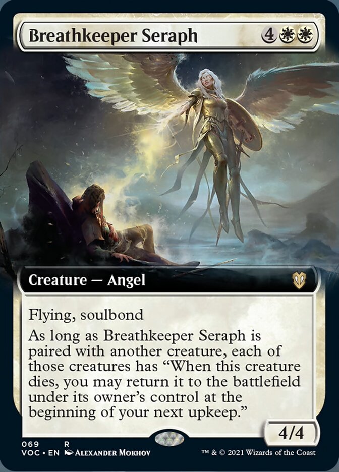 Breathkeeper Seraph (Extended Art) [Innistrad: Crimson Vow Commander] | I Want That Stuff Brandon