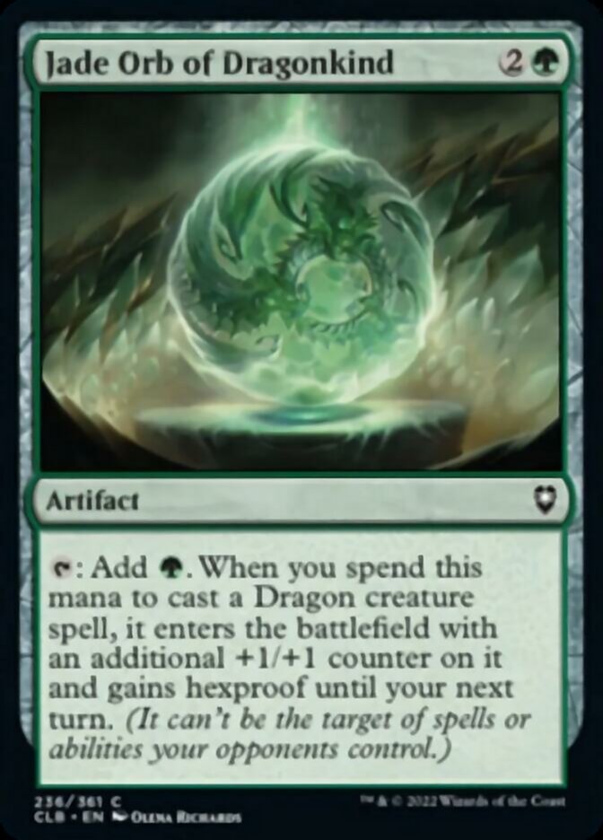 Jade Orb of Dragonkind [Commander Legends: Battle for Baldur's Gate] | I Want That Stuff Brandon