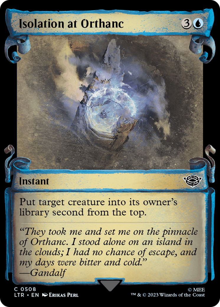 Isolation at Orthanc [The Lord of the Rings: Tales of Middle-Earth Showcase Scrolls] | I Want That Stuff Brandon