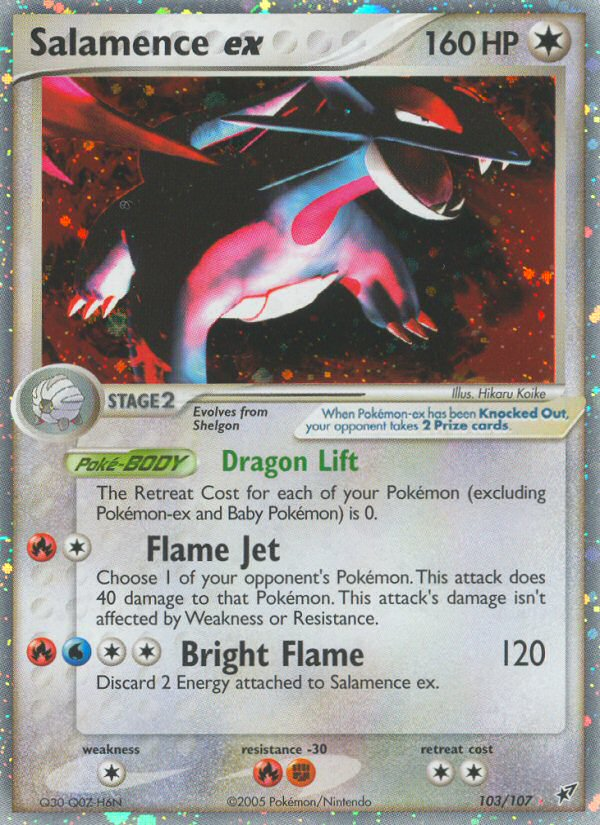 Salamence ex (103/107) [EX: Deoxys] | I Want That Stuff Brandon