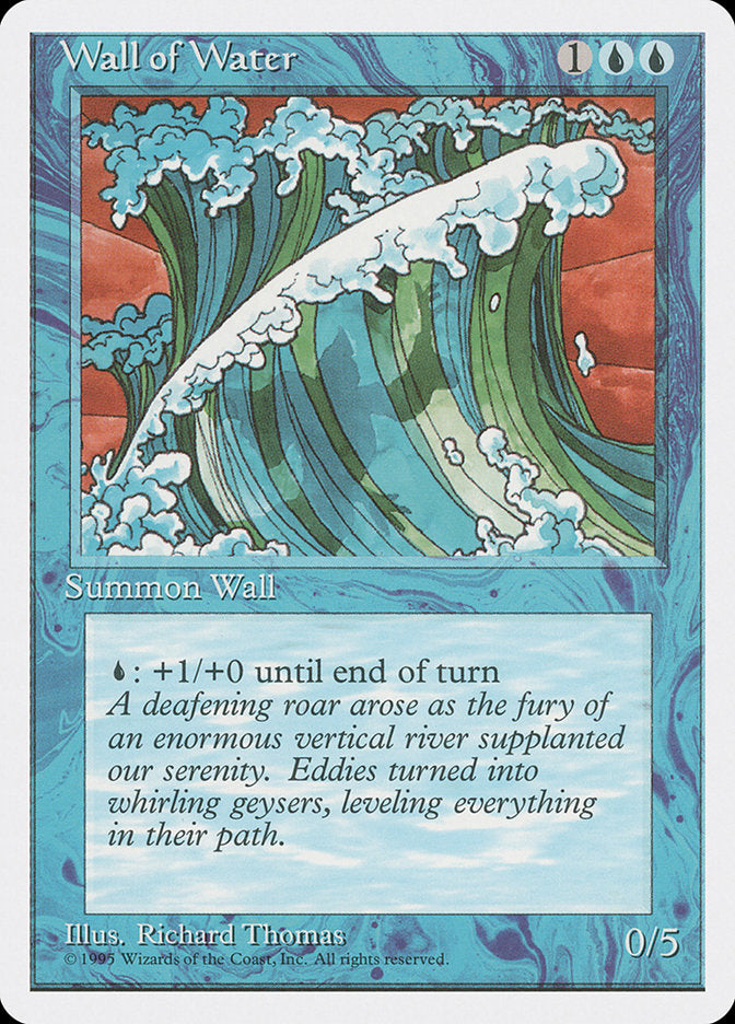 Wall of Water [Fourth Edition] | I Want That Stuff Brandon