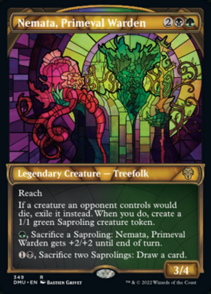 Nemata, Primeval Warden (Showcase Textured) [Dominaria United] | I Want That Stuff Brandon