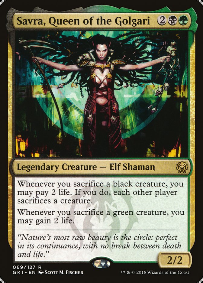 Savra, Queen of the Golgari [Guilds of Ravnica Guild Kit] | I Want That Stuff Brandon