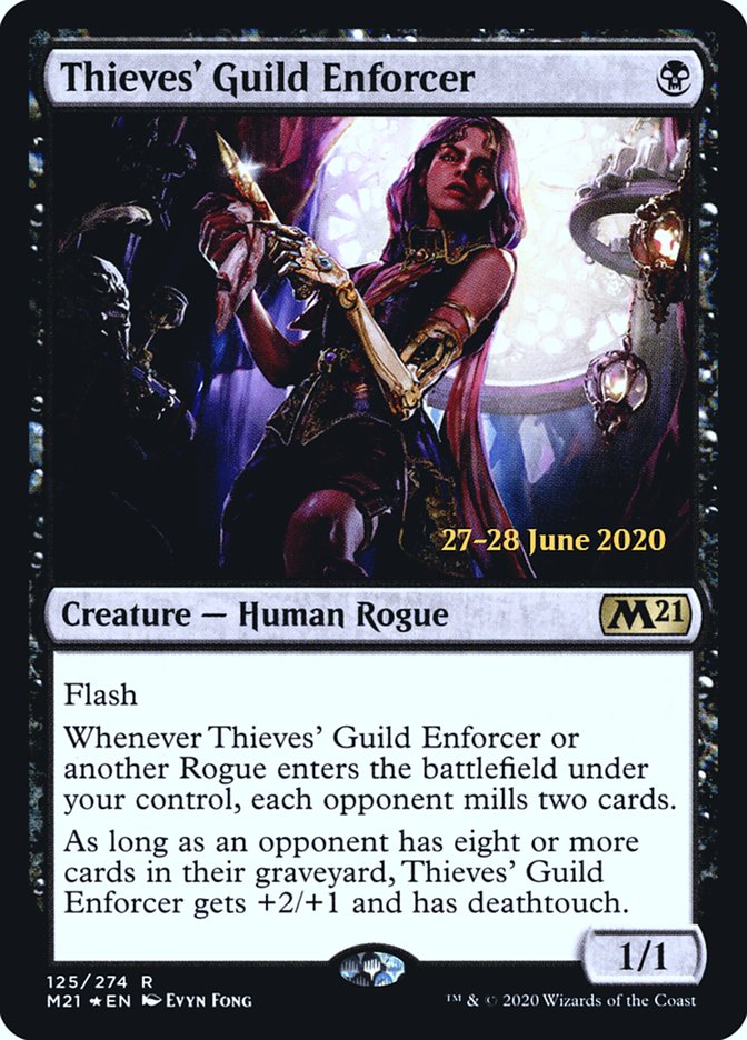 Thieves' Guild Enforcer [Core Set 2021 Prerelease Promos] | I Want That Stuff Brandon