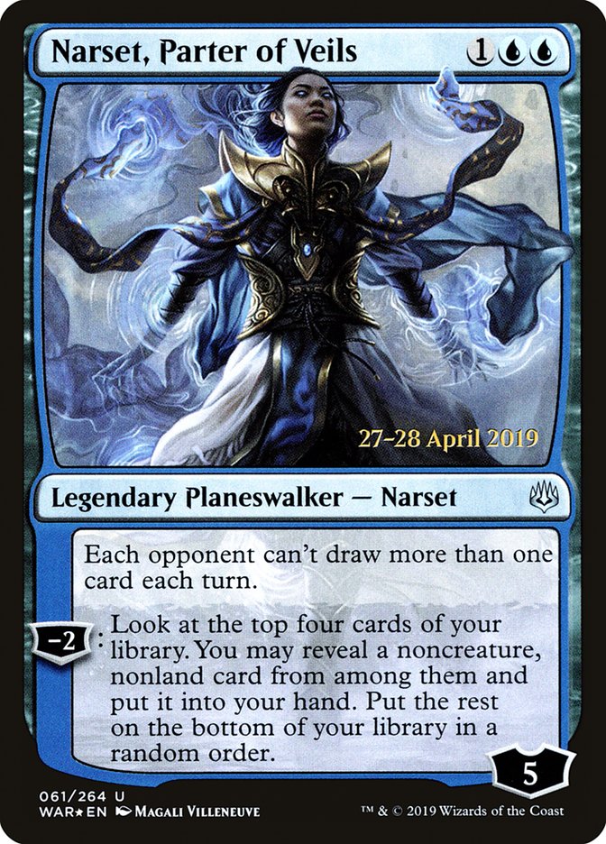 Narset, Parter of Veils [War of the Spark Prerelease Promos] | I Want That Stuff Brandon