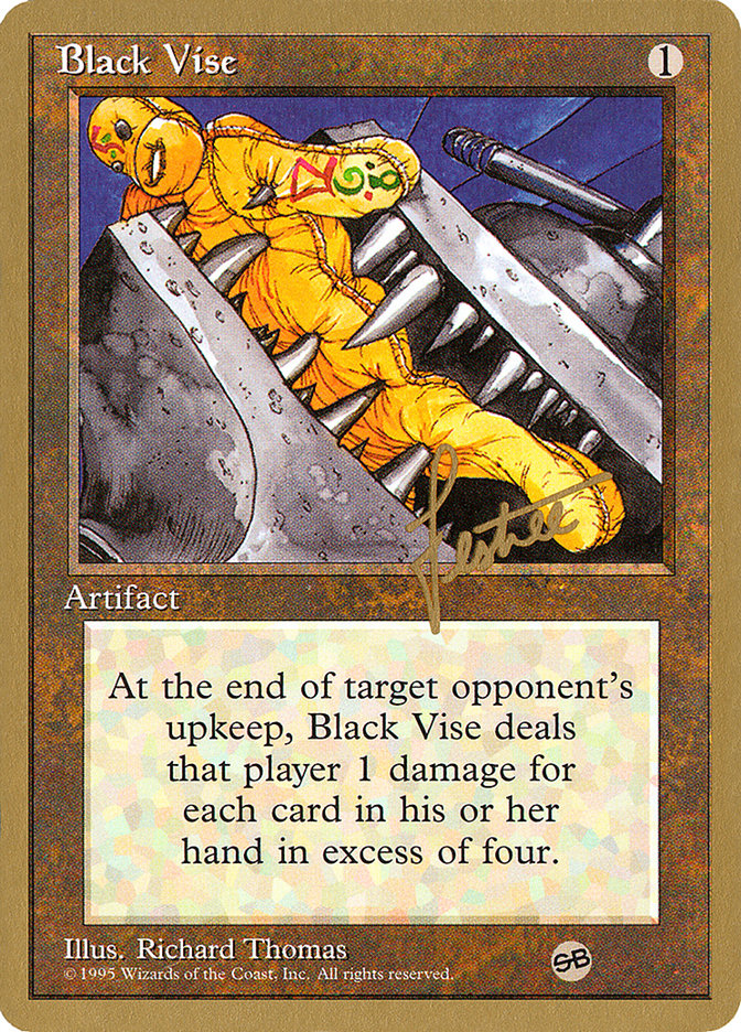 Black Vise (Bertrand Lestree) (SB) [Pro Tour Collector Set] | I Want That Stuff Brandon