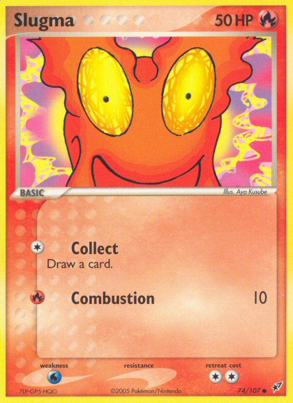 Slugma (74/107) [EX: Deoxys] | I Want That Stuff Brandon