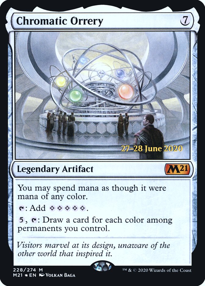 Chromatic Orrery [Core Set 2021 Prerelease Promos] | I Want That Stuff Brandon