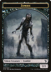 Manifest // Zombie Double-Sided Token [Commander 2018 Tokens] | I Want That Stuff Brandon