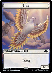 Elephant // Bird Double-Sided Token [Dominaria Remastered Tokens] | I Want That Stuff Brandon