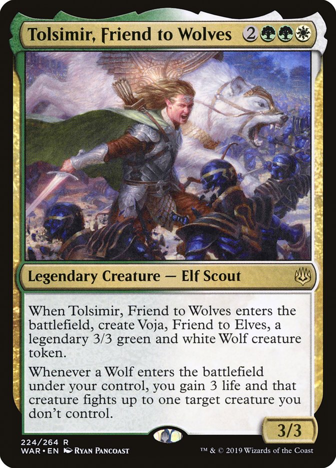 Tolsimir, Friend to Wolves [War of the Spark] | I Want That Stuff Brandon