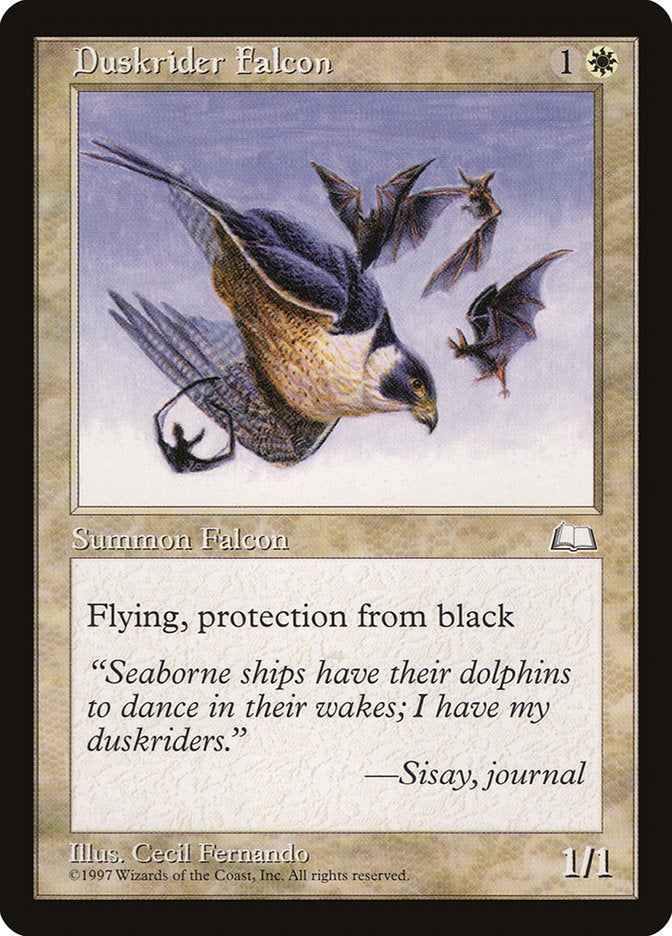 Duskrider Falcon [Weatherlight] | I Want That Stuff Brandon