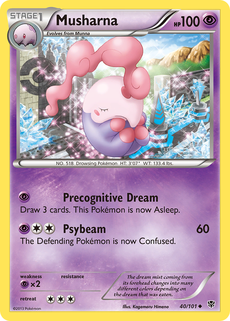 Musharna (40/101) [Black & White: Plasma Blast] | I Want That Stuff Brandon