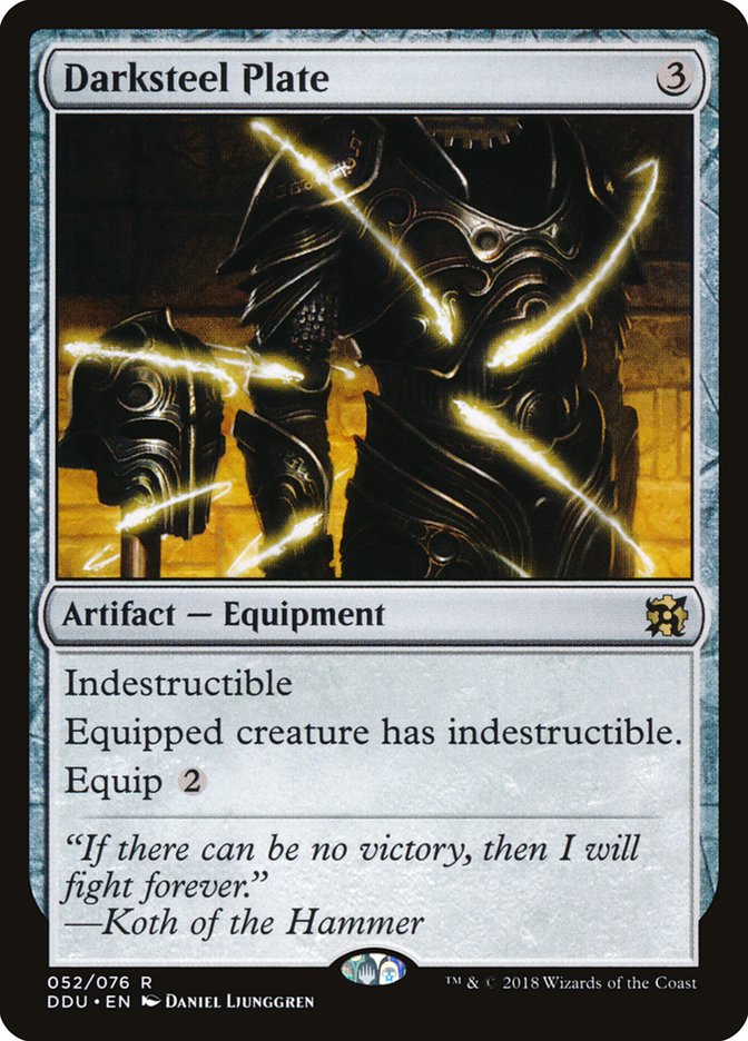 Darksteel Plate [Duel Decks: Elves vs. Inventors] | I Want That Stuff Brandon