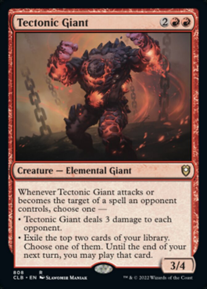 Tectonic Giant [Commander Legends: Battle for Baldur's Gate] | I Want That Stuff Brandon