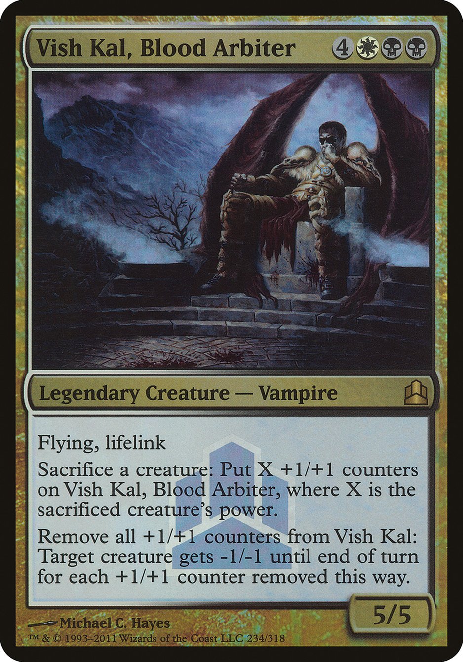 Vish Kal, Blood Arbiter (Launch) (Oversized) [Commander 2011 Oversized] | I Want That Stuff Brandon