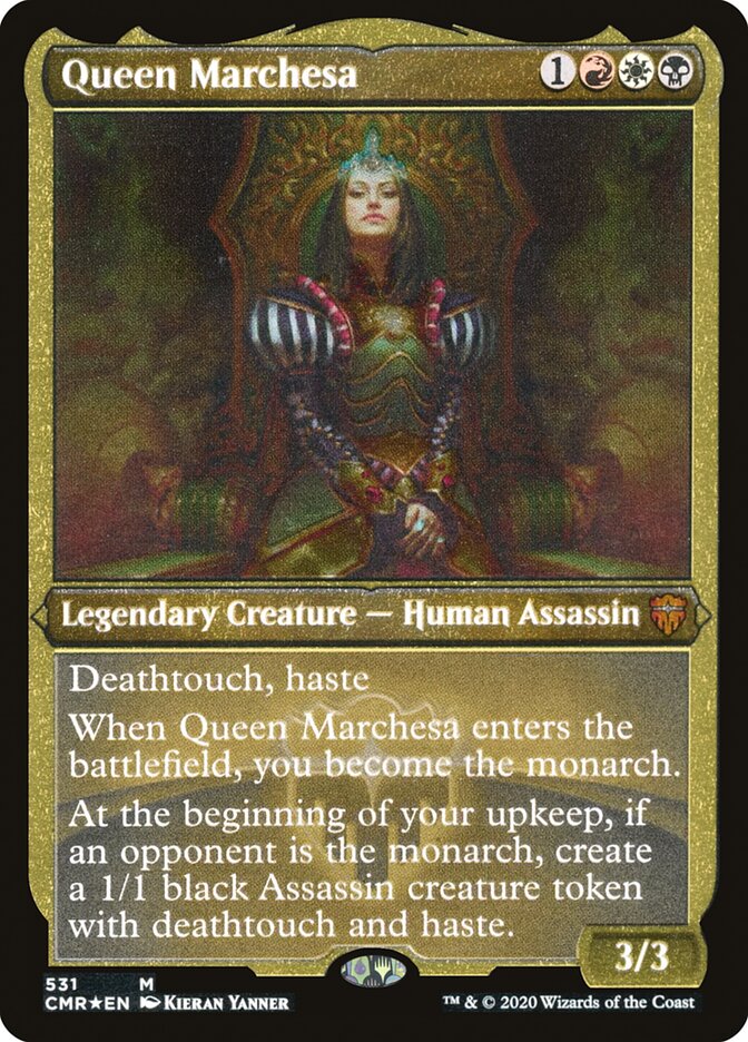 Queen Marchesa (Etched) [Commander Legends] | I Want That Stuff Brandon