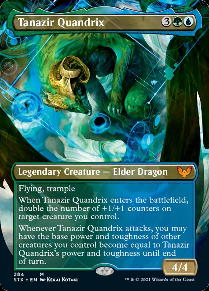 Tanazir Quandrix (Borderless Alternate Art) [Strixhaven: School of Mages] | I Want That Stuff Brandon