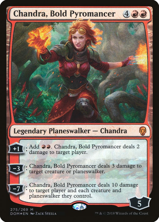 Chandra, Bold Pyromancer [Dominaria] | I Want That Stuff Brandon