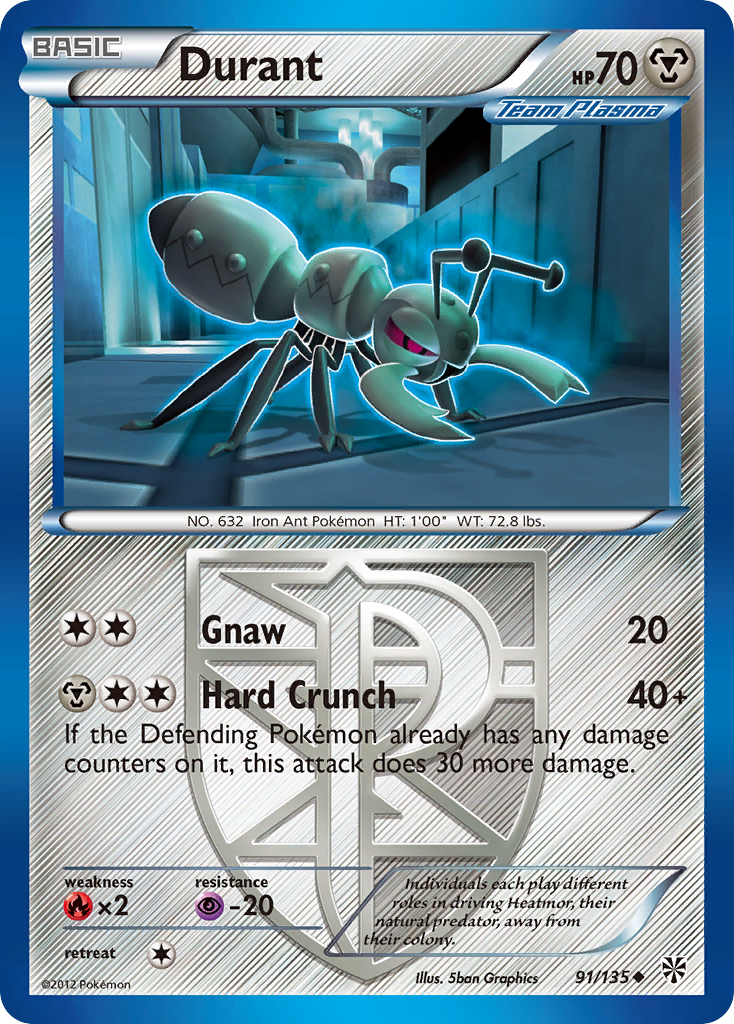 Durant (91/135) [Black & White: Plasma Storm] | I Want That Stuff Brandon