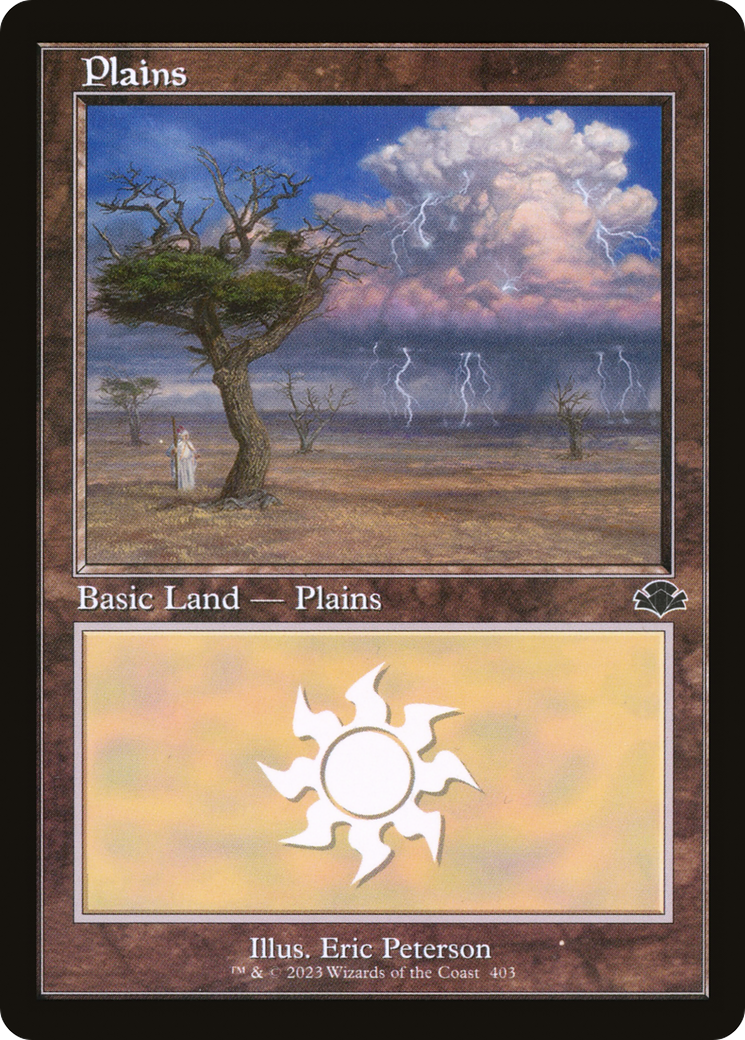 Plains (403) (Retro) [Dominaria Remastered] | I Want That Stuff Brandon