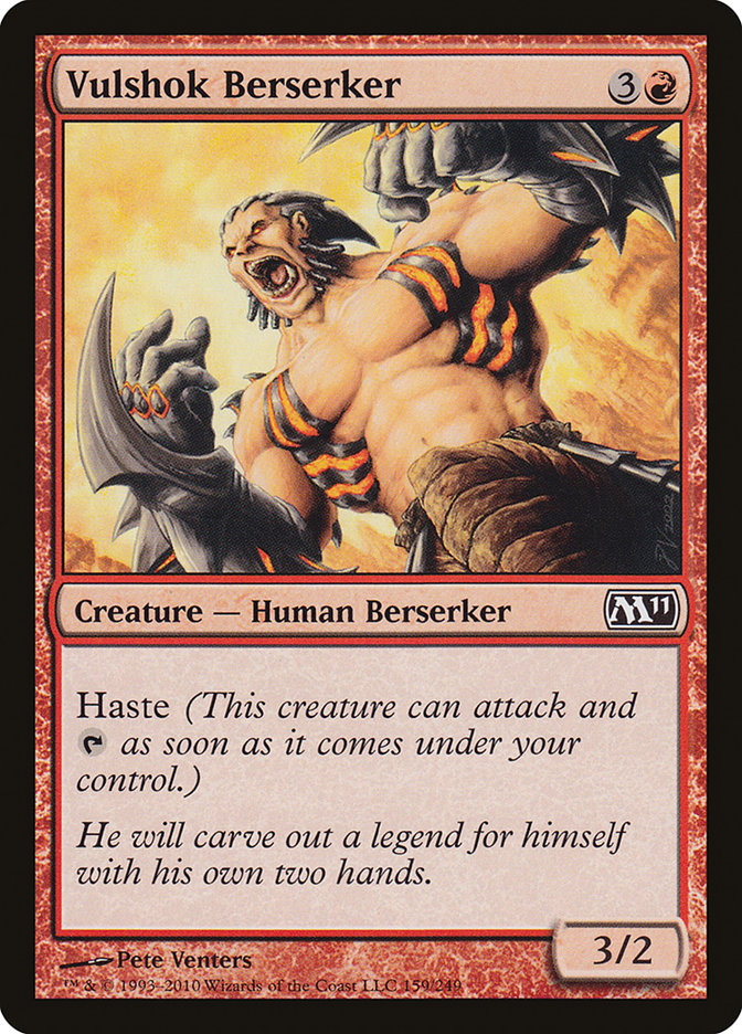 Vulshok Berserker [Magic 2011] | I Want That Stuff Brandon