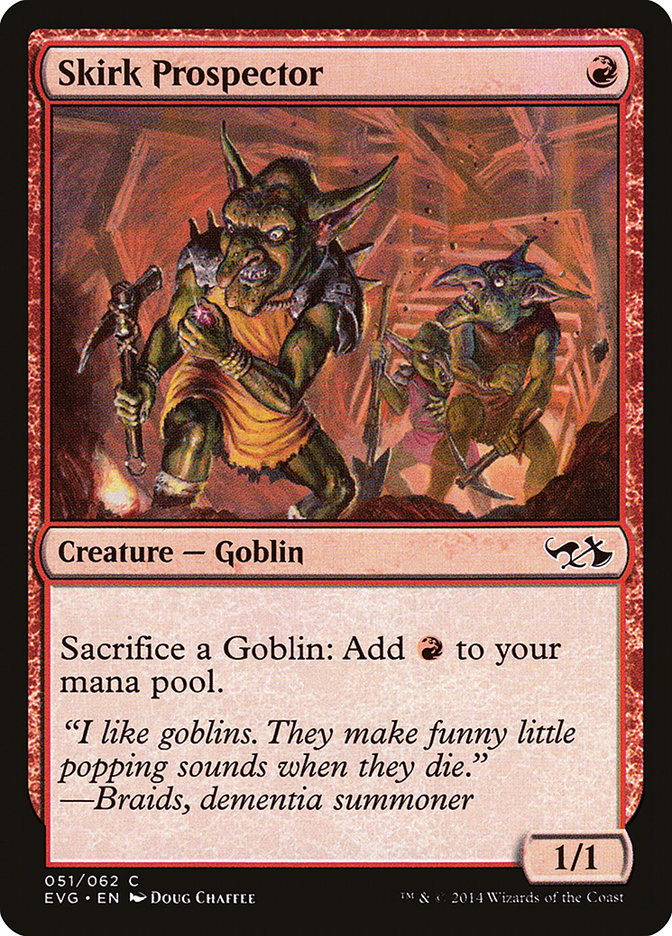 Skirk Prospector (Elves vs. Goblins) [Duel Decks Anthology] | I Want That Stuff Brandon