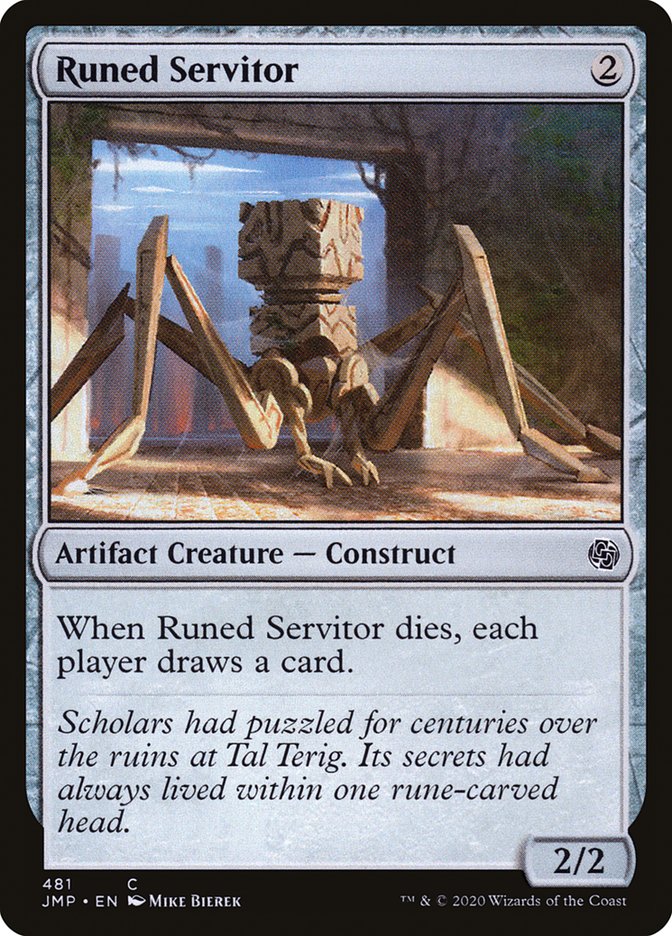 Runed Servitor [Jumpstart] | I Want That Stuff Brandon