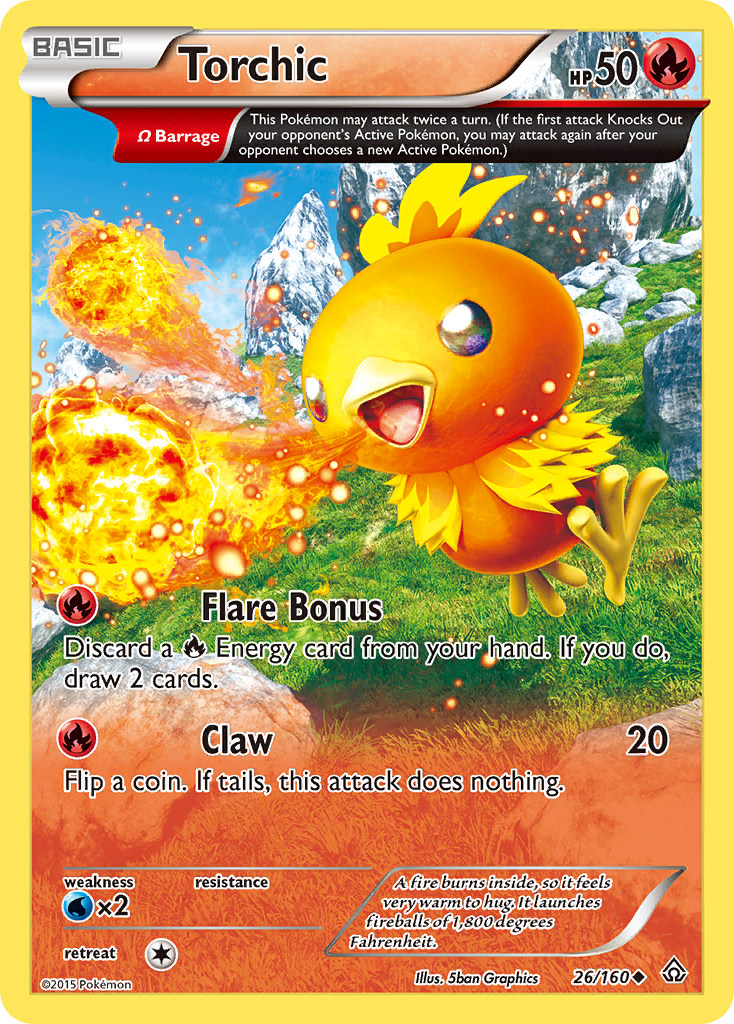 Torchic (26/160) [XY: Primal Clash] | I Want That Stuff Brandon